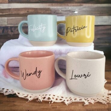 Personalised Biscuit Base Name Mug Birthday Gift Wedding